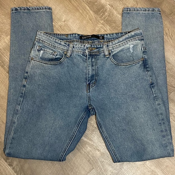 nineteen 91 skinny straight jeans